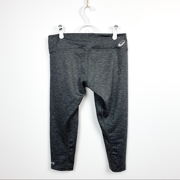 Asics Grey Capri Athletic Leggings - Picture 6 of 9